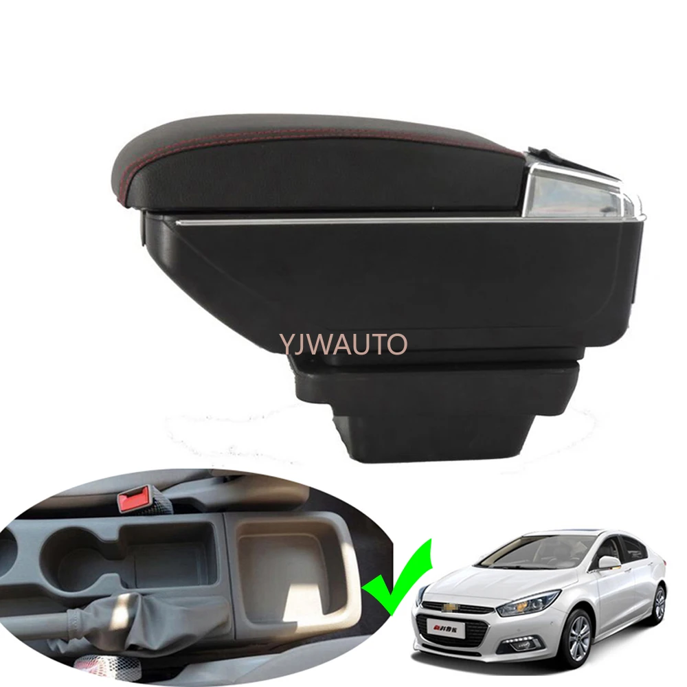 

Armrest For Chevrolet Cruze 2015 Center Console Box Car Arm Rest Ashtray Storage Box with CUP Holder