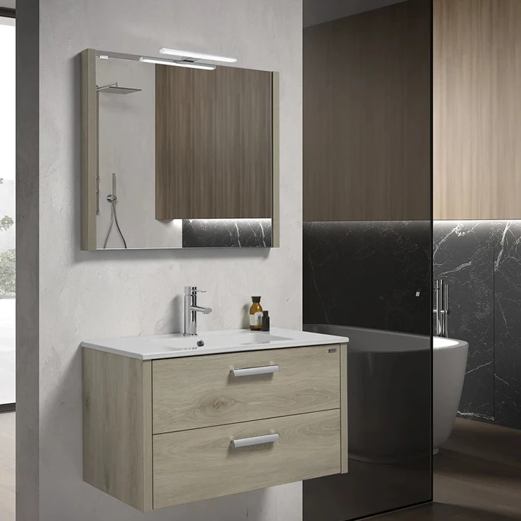 

Светодиодный умный зеркальный шкаф для ванной комнаты, мраморный шкаф для умывальника с подвесной мебелью для ванной комнаты