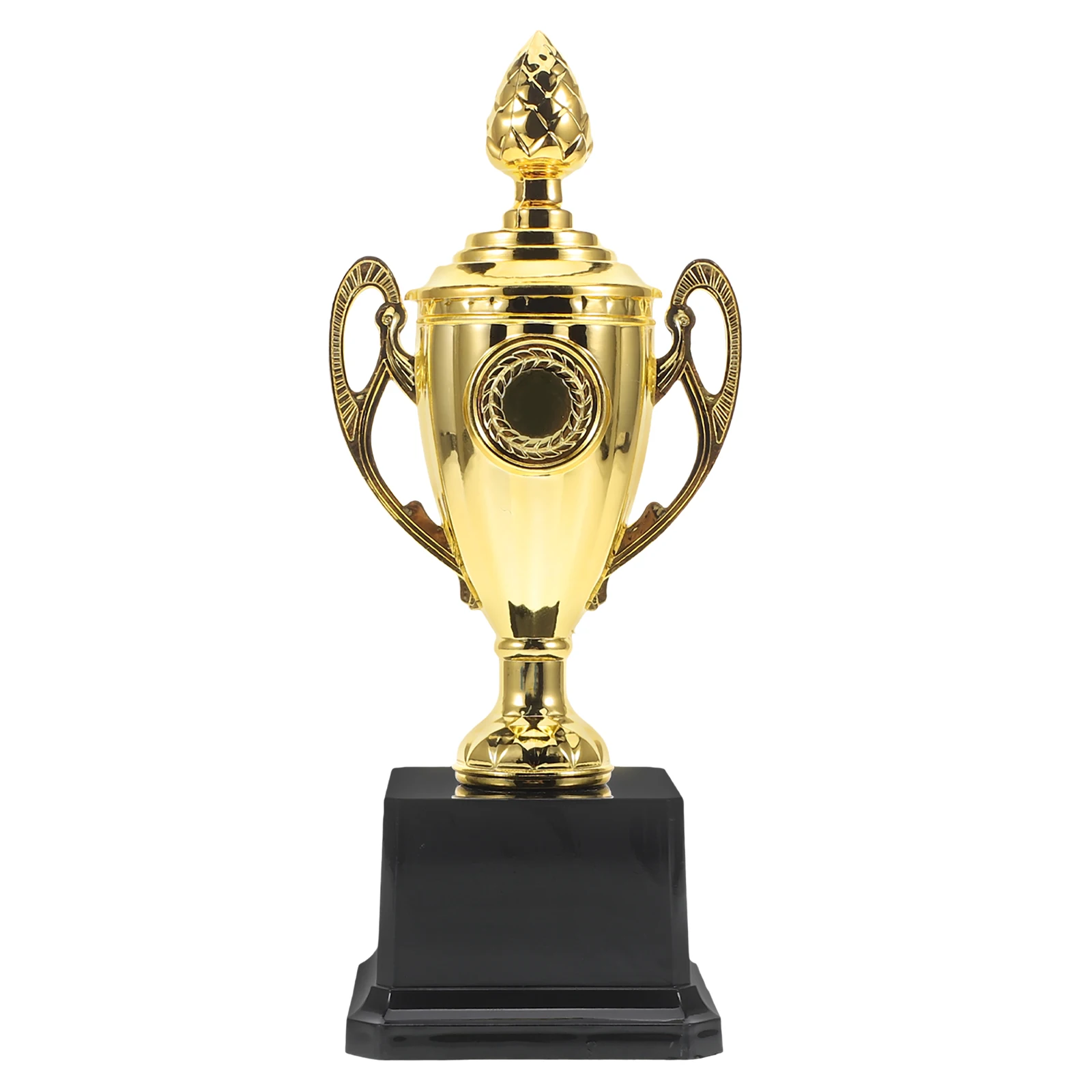 

Plastic Trophy Delicate Award Decor Music Cup Creative Shaped Yellow Celebration Competition Child