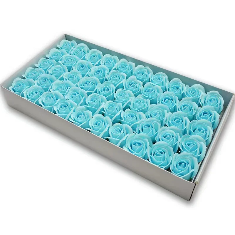50pcs Artificial Soap Roses Flower Head, Wedding Gift