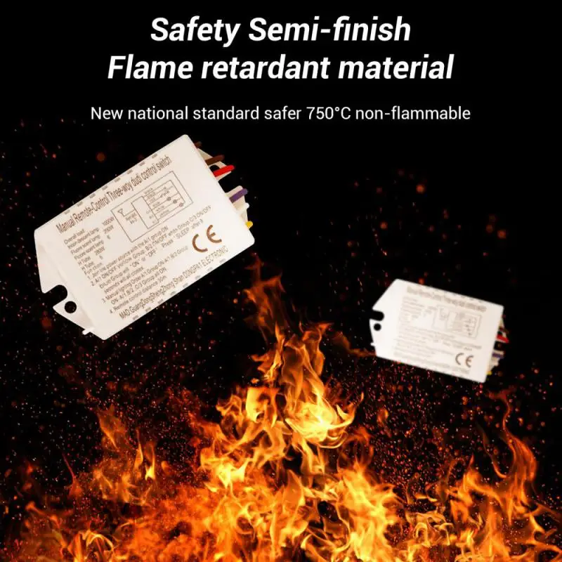 1/2/3 Channel Wireless Digital Remote Control Switch NO/OFF for Lamp Light Receiver Transmitter Drop Ship