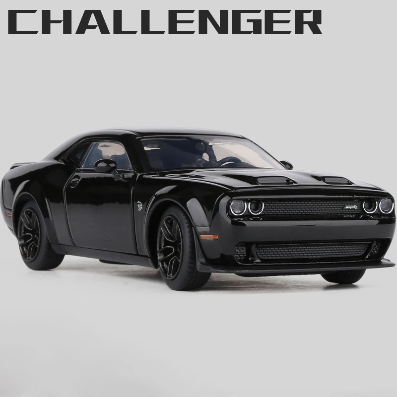 1:32 Dodge Challenger SRT Demon Simulation Car Of Model Alloy Toy Car Muscle Vehicle Children Classic Metal Cars Birthday Gifts