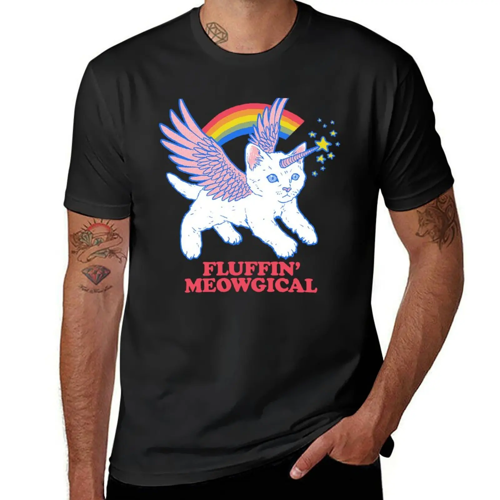 

Fluffin' Meowgical T-Shirt aesthetic clothes oversizeds plain t shirts men