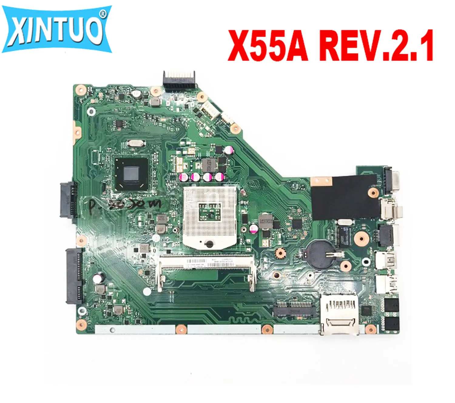 

X55A Original Motherboard for Asus X55A REV.2.1 Laptop Motherboard PGA 989 HM76 DDR3 100% Tested Work