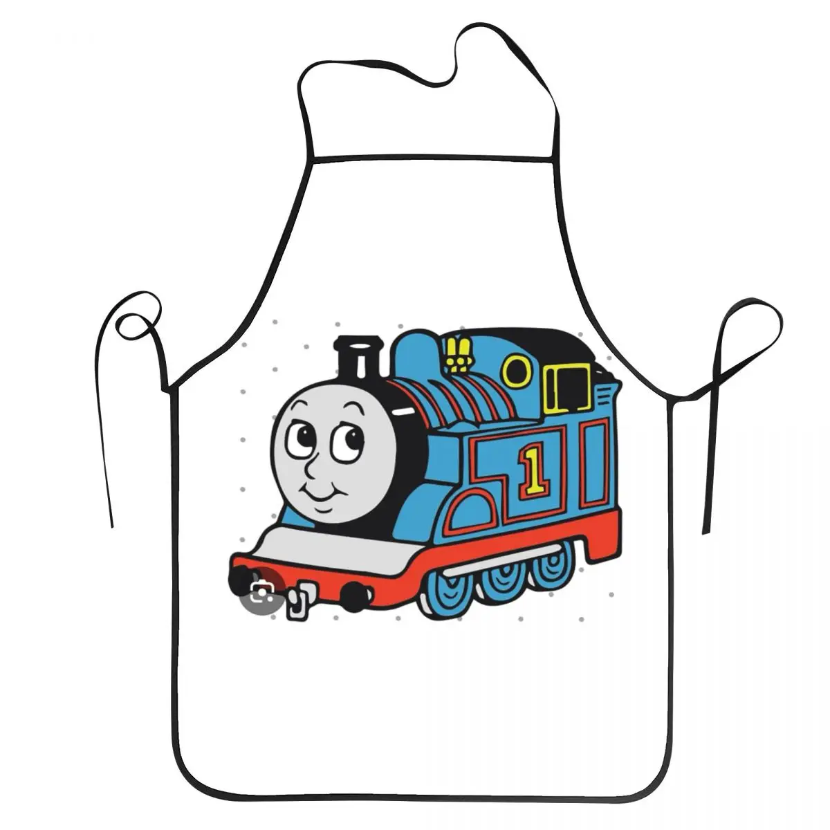 Thomas The Train Aprons Chef Baking Tablier Sleeveless Bib Kitchen Cleaning Pinafore for Women Men Gardening