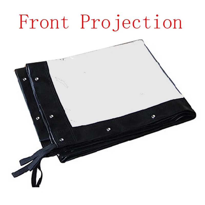 HD 180inch 16:9 Front Projector Screen Foldable Wide View Fabric For Fast Folding Projection Screen Frame