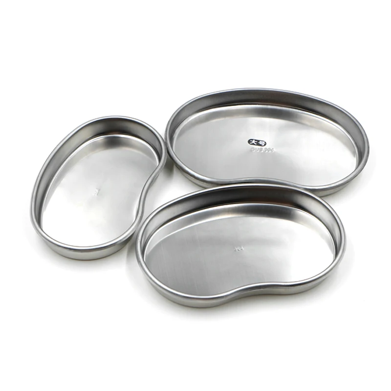 304 stainless steel waist disc instrument holding tools disinfection waist disc cosmetic tools and instruments tray size