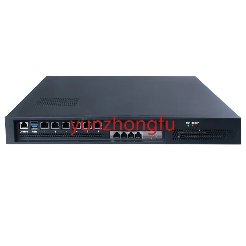 11th Core I3 I5 I7 Dual DDR4 M.2 SSD Industrial Network Security 1U Server Case 6Lan Firewall Appliance Pfsense Mini PC