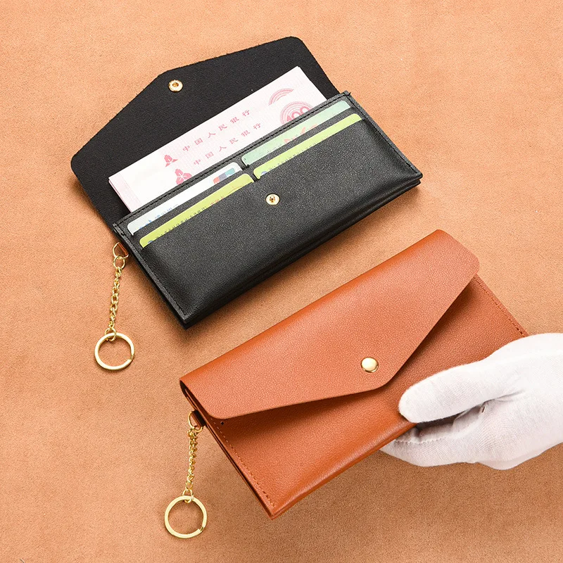 Mode Hasp Portefeuilles Voor Vrouwen Lange Envelop Portemonnees Handtassen Pu Lederen Kaarten Houder Telefoon Clutch Tas Billfold Dames Portemonnee