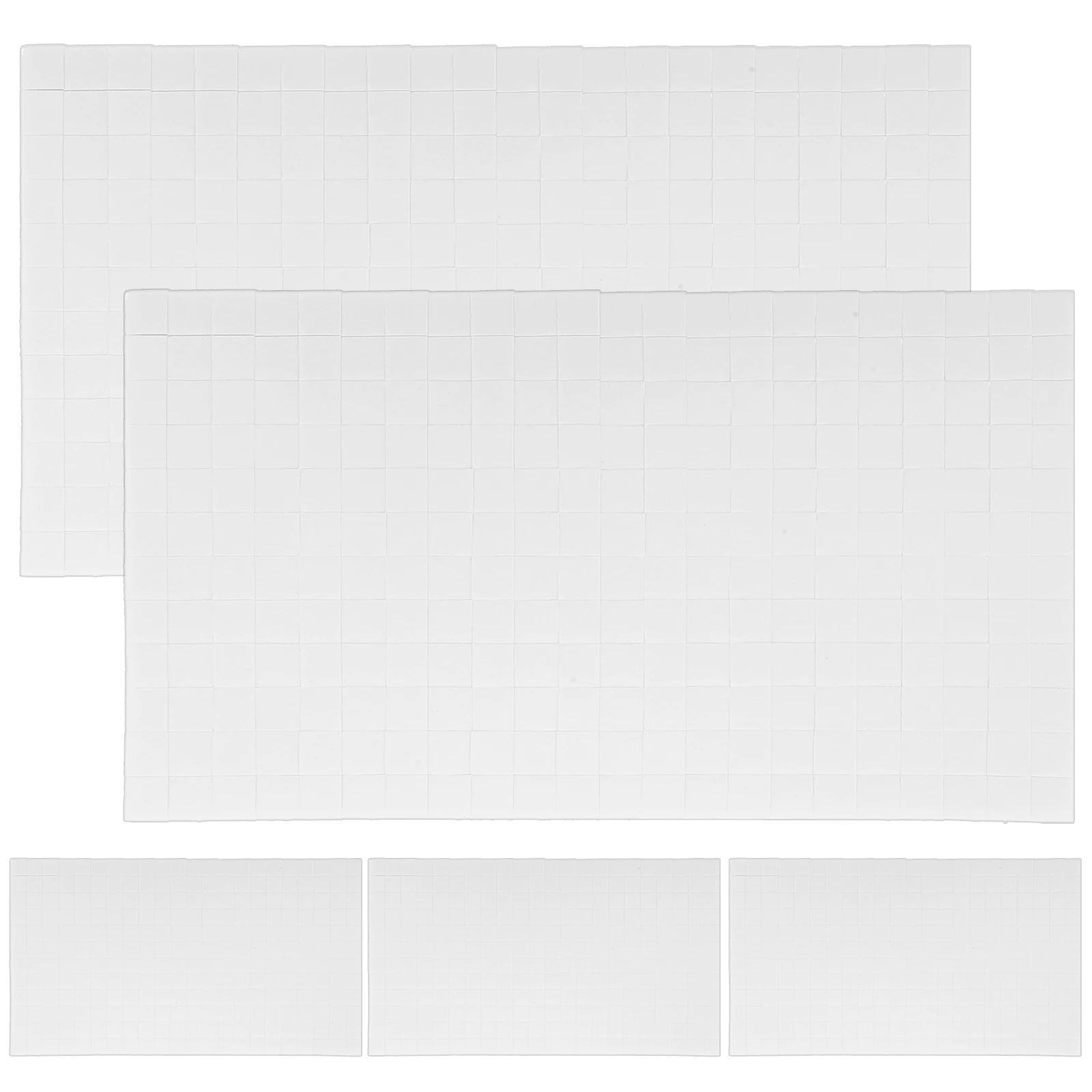 

5 Sheets Foam Square Mounts 6x6x2mm Thick 264 Pieces White Scrapbooking Accessories Double Sided Tape for Cards Craft Projects