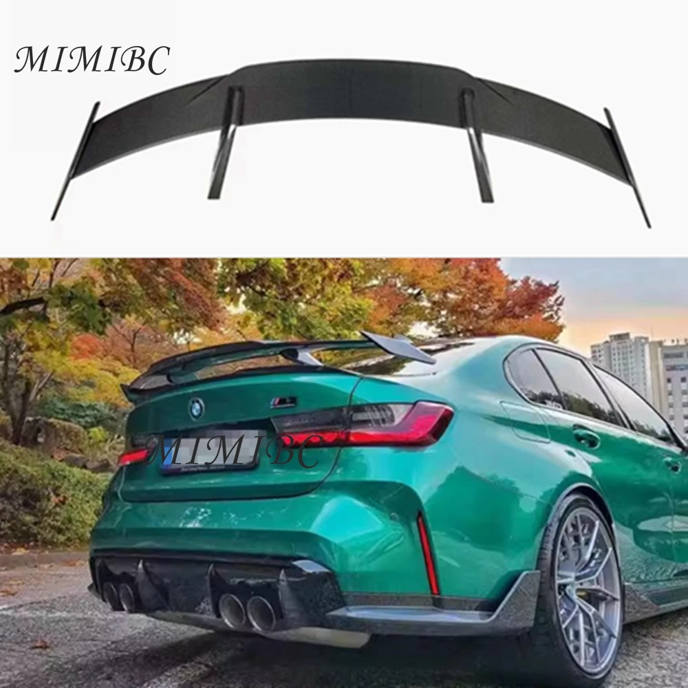 

Dry Carbon Car Styling Rear Trunk High-kick Deck Spoiler Wings For BMW G80 M3 G82 G83 M4 2021- G22 G26 4 Series Boot Lid Tail