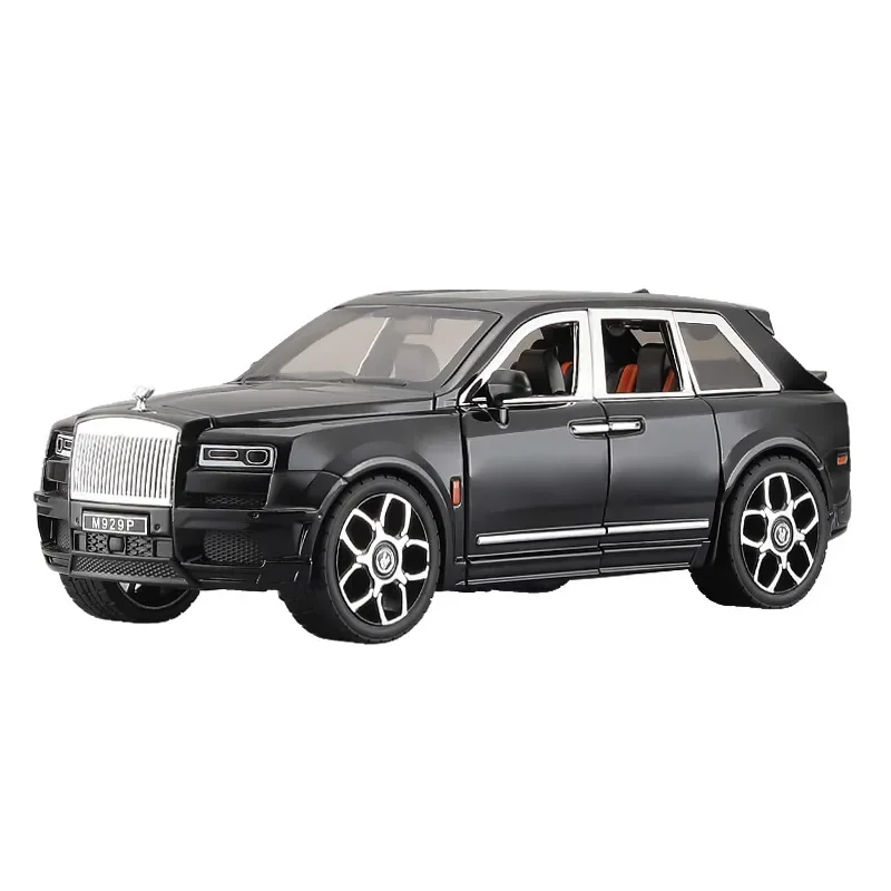 1:20 Rolls Royce Cullinan wysokiej symulacji odlewane modele ze stopu metalu Model samochodu dźwięk światła wycofać kolekcja zabawki na prezenty dla dzieci