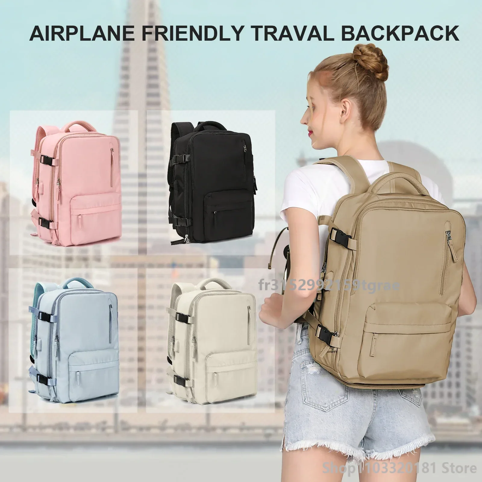 Rucksack 40x30x20 Flugzeug, Ryanair Kabine Handgepäck rucksack, Easyjet Laptop Rucksack für Flugzeug reisen, Schul rucksack