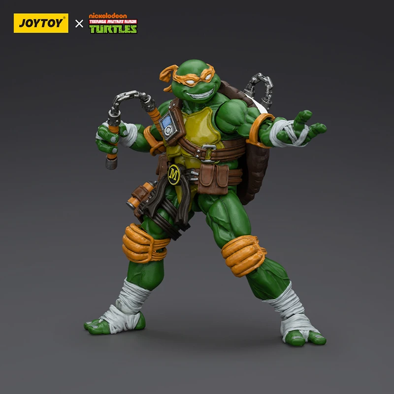 Joytoy Source sombre tortues Ninja mutantes adolescentes sous licence officielle échelle 118 figurine complète classique anniversaire nouvel an cadeau