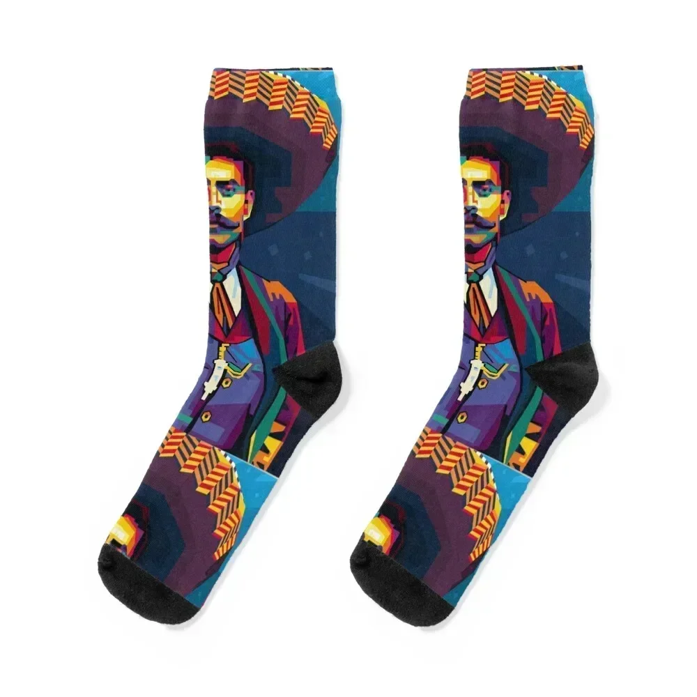Emiliano Zapata Socks soccer anti-slip aesthetic floral kids Socks For Women Men's