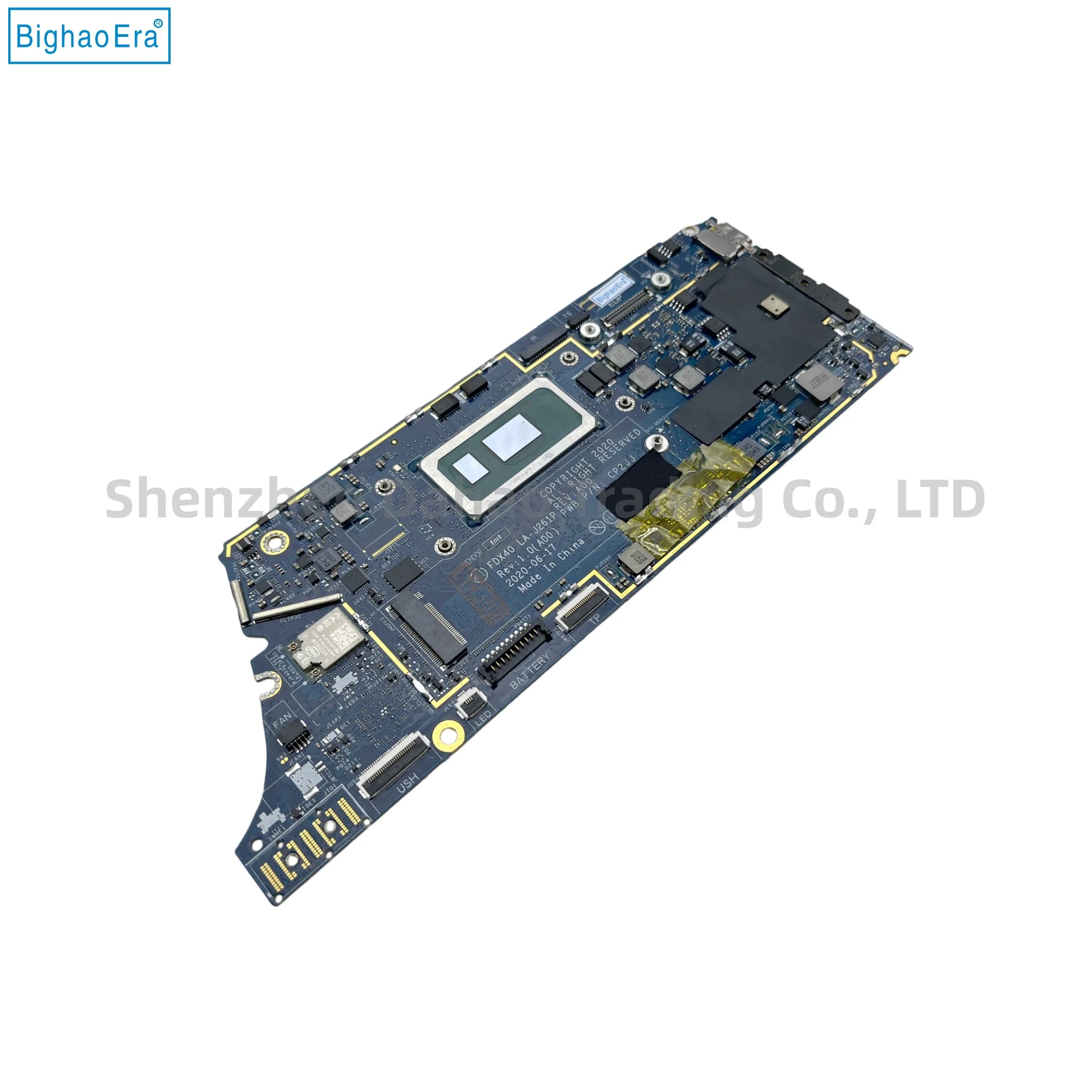FDX40 LA-J261P For DELL Latitude 7410 Laptop Motherboard With i5