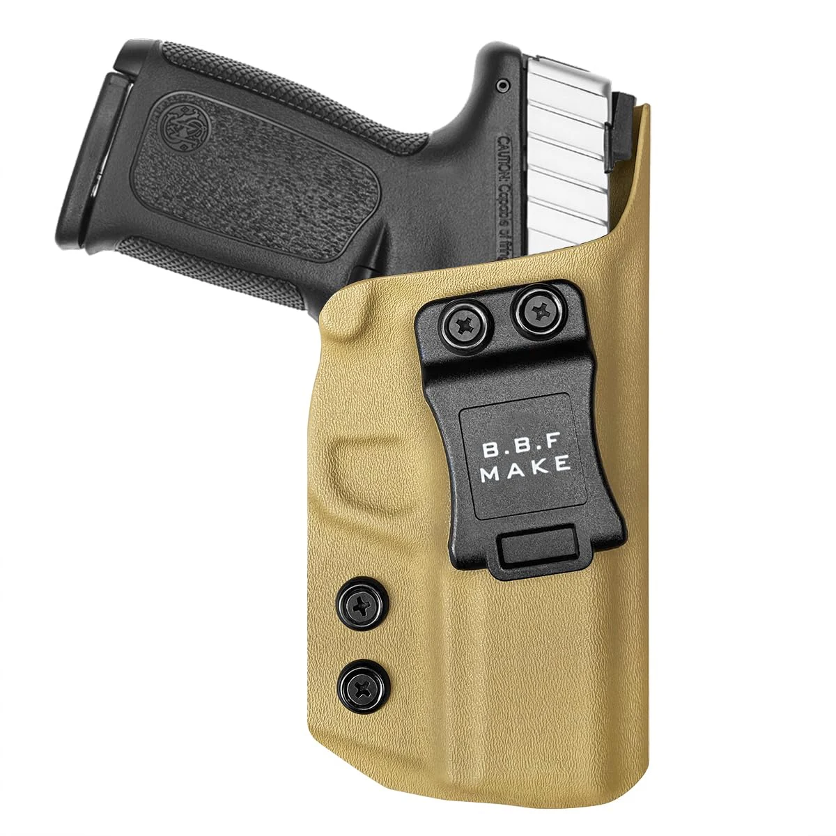 

IWB Kydex for Smith & Wesson SD9 VE / SD40 VE - Inside Waistband Carry - Adjustable Cant - S&W SD9/SD40 VE - Tan,Right Hand Draw