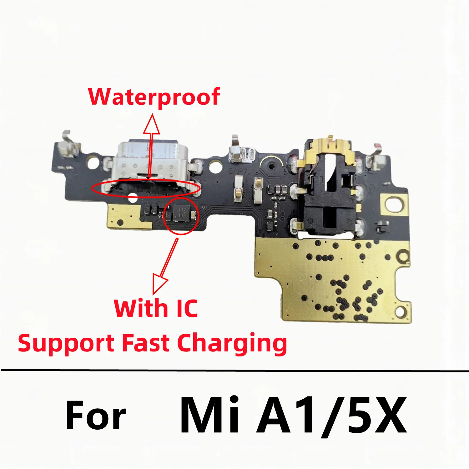 10 Pcs/Lot USB Charger Dock Flex Cable Connector Board Charging Port Parts For Xiaomi Mi A1 5X A2 Lite 6X Redmi 6 Pro