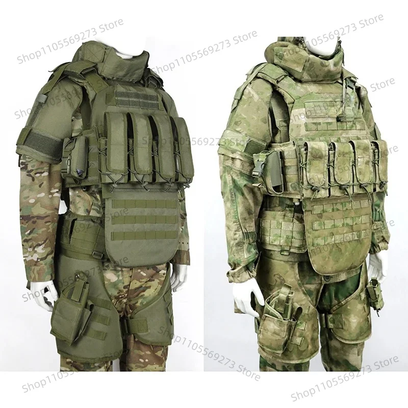 Tactical Vest Full Set MOLLE 360 Degree Protective Gear Outdoor Sports Equipment