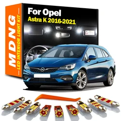 13Pcs Car LED Interior Dome Map Reading Light Kit For Vauxhall Opel Holden Astra K OPC GTC Tourer 2016 2017 2018 2019 2020 2021