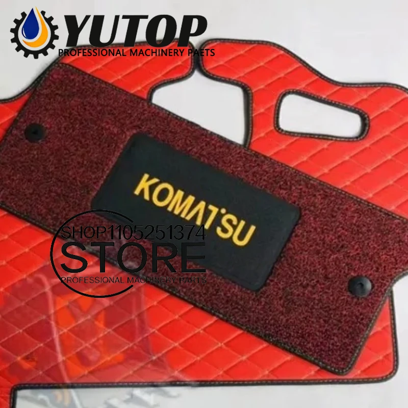 Para Komatsu excavadora cabina alfombrilla para pies PC 200/210/240/300/360-7-8 alfombra alfombrilla para pies accesorios de excavadora