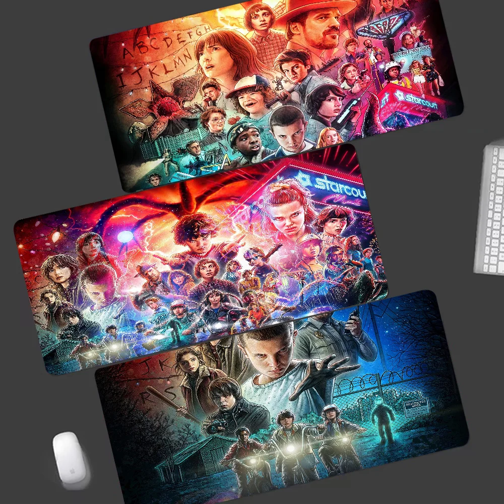 Stranger Things New Laptop Gaming Mice Mousepad Size For Large Edge Locking Game Keyboard Pad