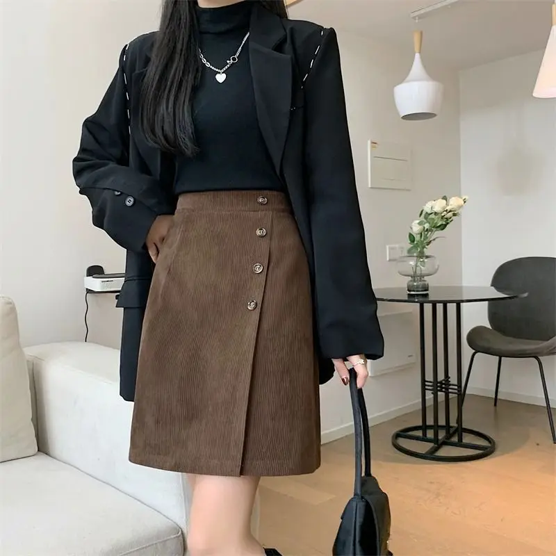 

New Women Skirt Sexy Winter and Spring Skirt Version Short Woolen Fashion Female Mini Skirt Women Clothing Bottoms Ladies C99