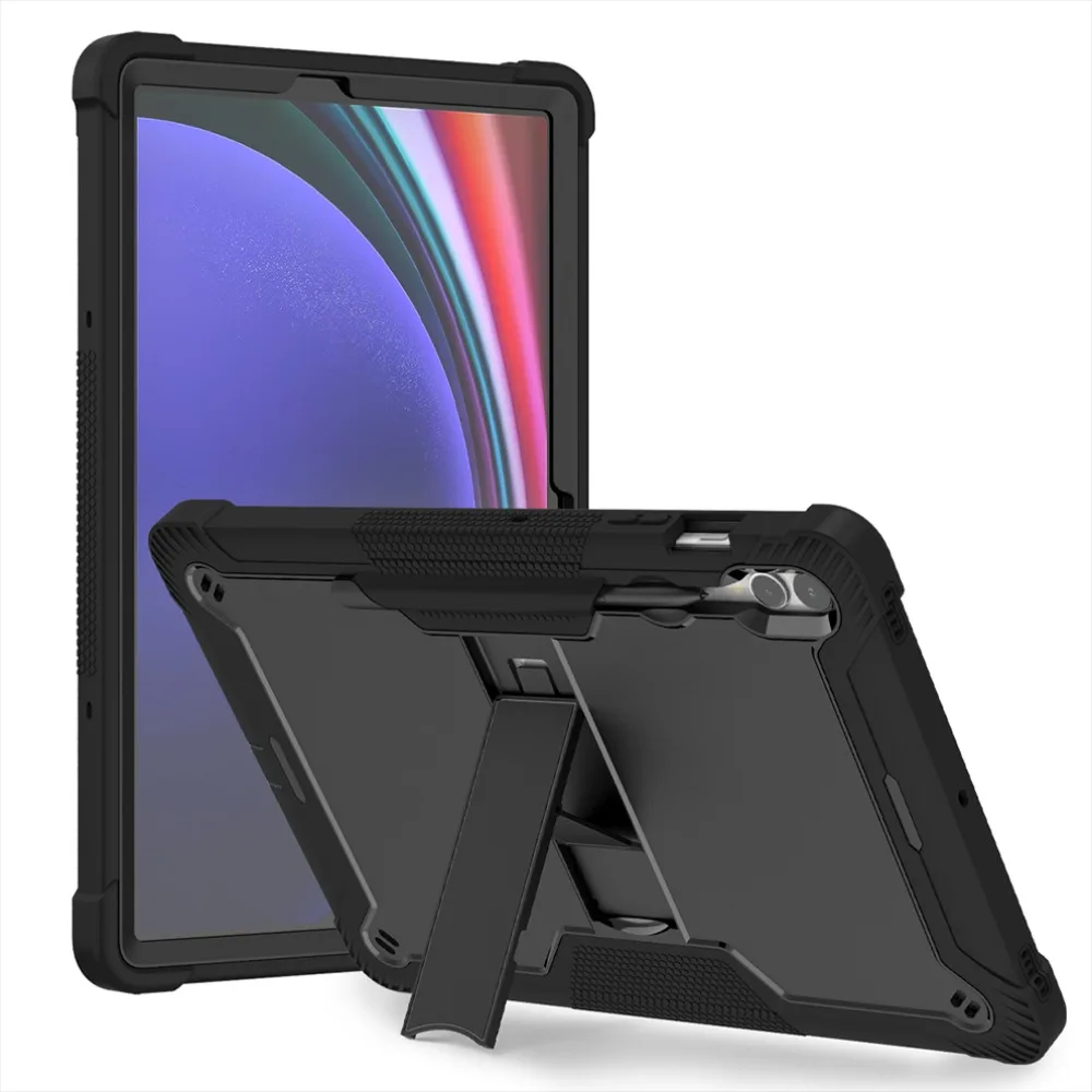 

Многофункциональный чехол для планшета Samsung Tab S9 Plus/S9FE Plus 12,4 дюйма, противоскользящий и грязеотталкивающий, универсальная защита
