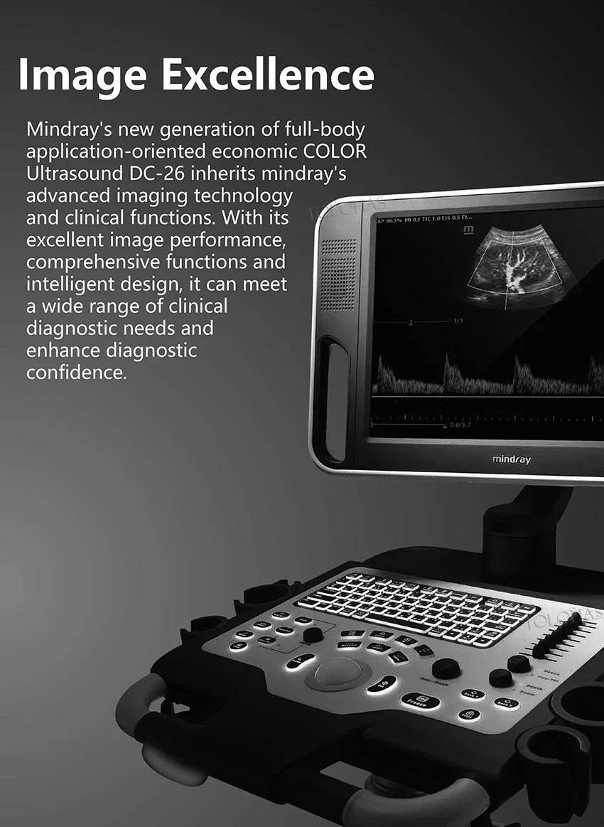 Mindray DC-26 trolley ultrasound equipement 4D USG ultrasonic color doppler machine