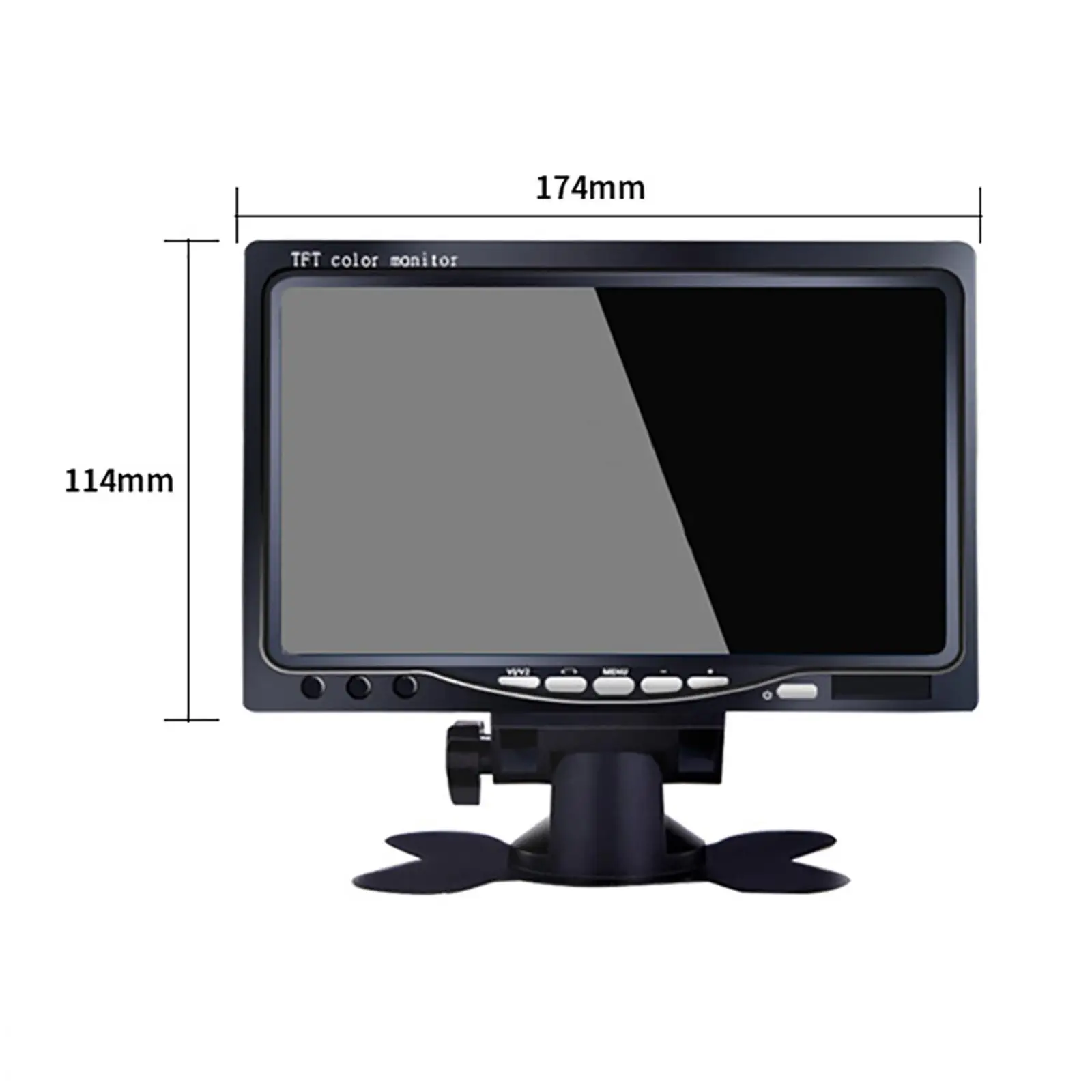 Monitor portatile per camion con display retrovisore per auto da 7 pollici