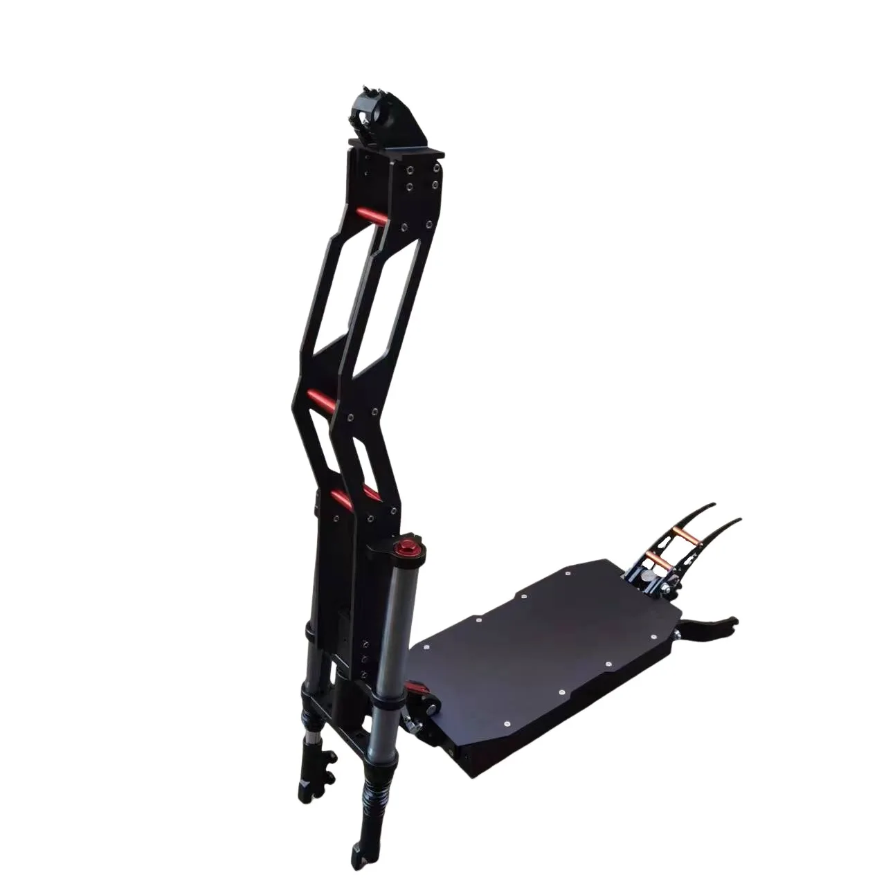Electric Scooter Body Frame Chassis 11/13 inch Aluminum Alloy Dual Drive Scooter Frame Parts Professional Shock Absorption