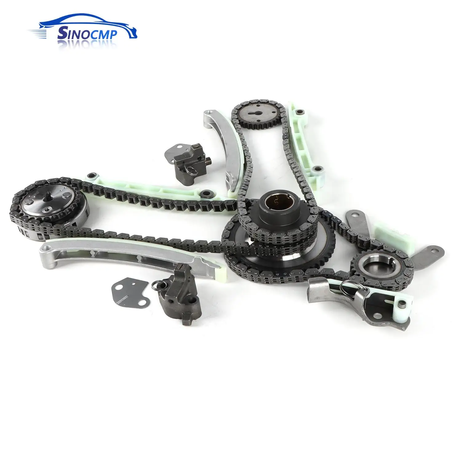 

Engine Timing Chain Kit TKMI047L TK1101 9-0393SD 53021021 53020910 For 2002-2009 Jeep Commander Dodge Dakota Durango Ram 1500