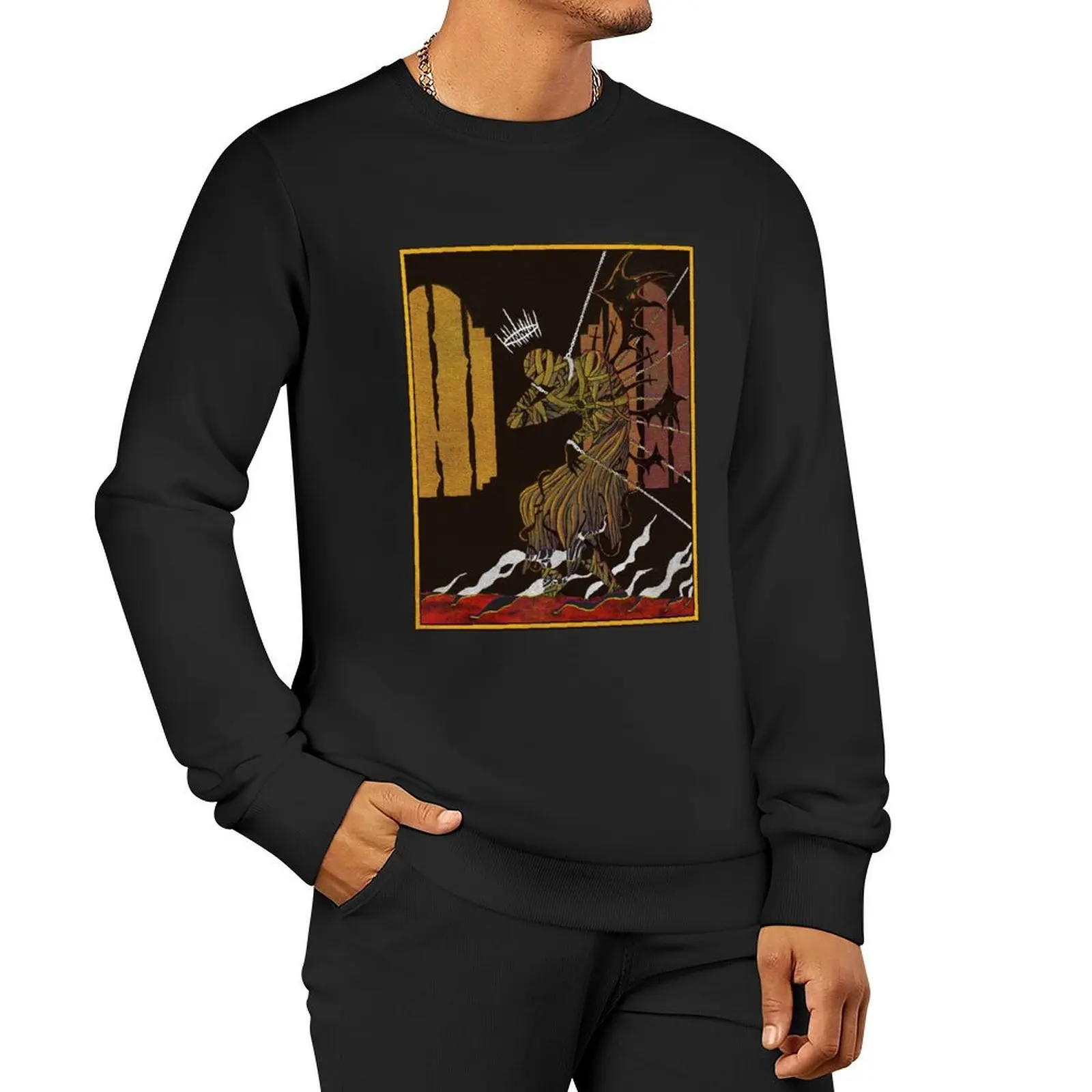 

SCP-3000 The Hanged King, Vintage Comic Aesthetics Pullover Hoodie men's winter sweater new sweatshirt