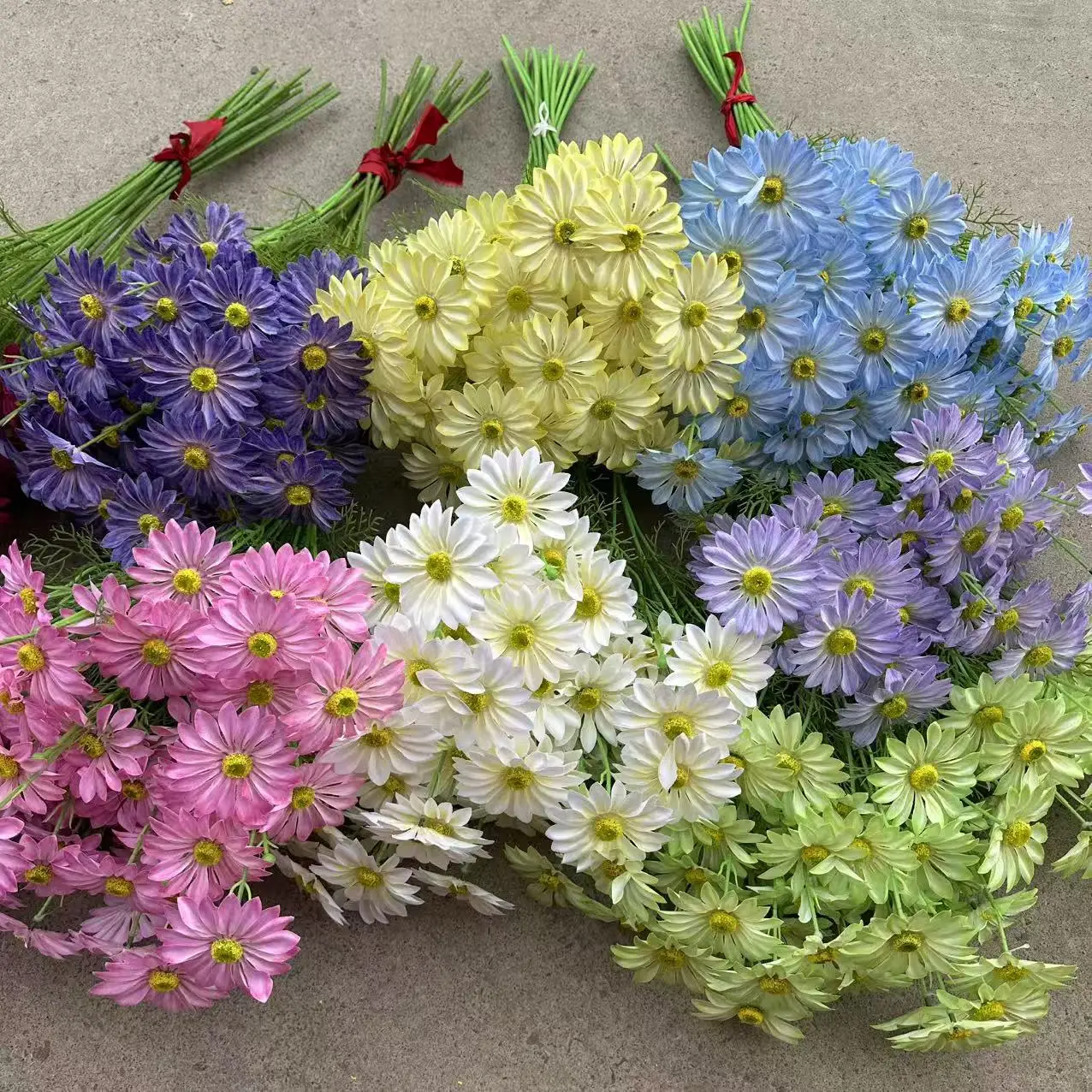 

Simulated Summer Chrysanthemum Persimmon Daisy Artificial Silk Flower Wedding Flower Decoration Party Birthday Dinner Ornament