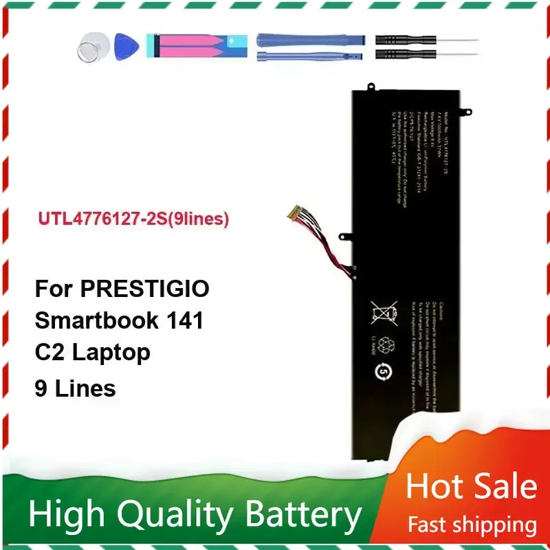 

Аккумулятор UTL4776127-2S (9 линий) 5000 мАч для ноутбука PRESTIGIO Smartbook 141 C2, 9 линий, гарантия Bateria