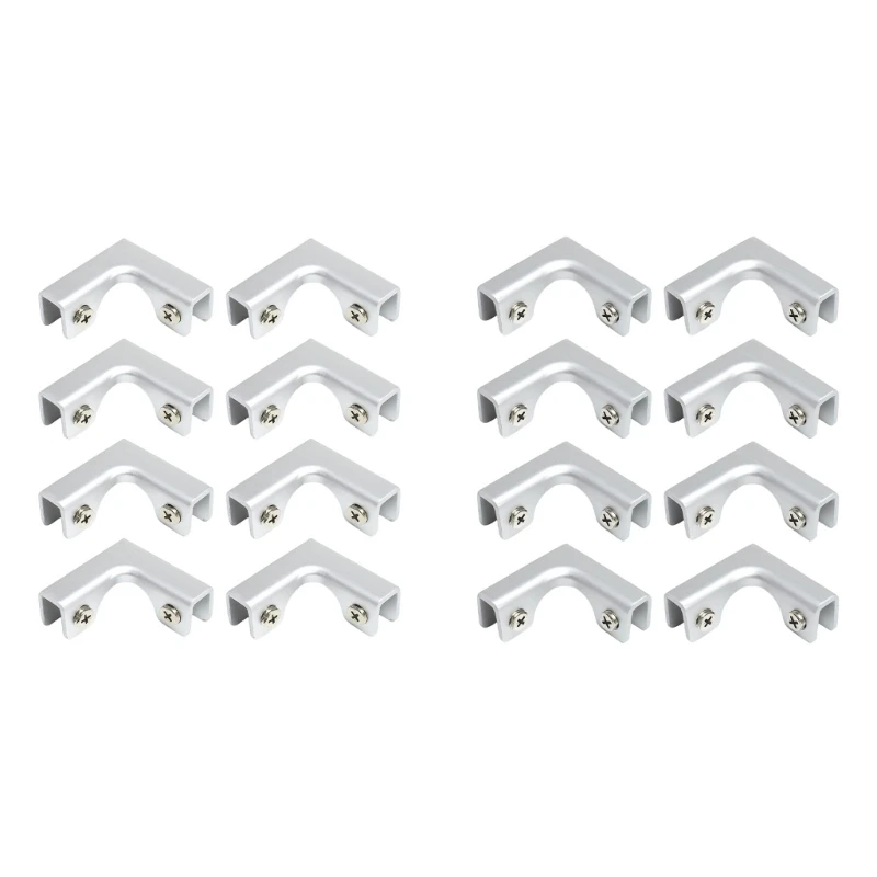 

8pcs Aluminum Tile Connectors Corner Tile Connectors Corner Tile Fastener set for Quick & Efficient Tile Assembly