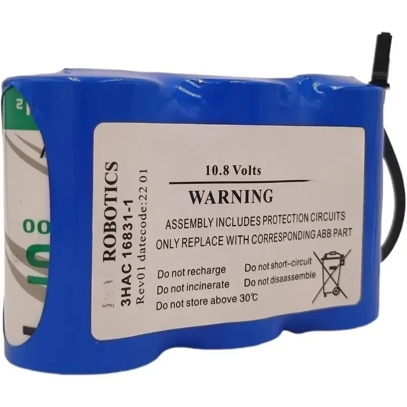 

3HAC16831-1 Battery for Robotics 3HAC 16831-1 Controller Battery 3HAC13150-1 10.8V 17Ah High Capacity Battey