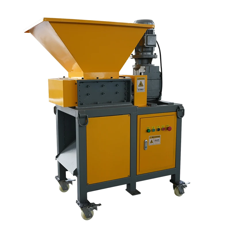 Small shredder file waste paper plastic medicinal materials wood paint bucket electronic hard disk KT board fabric shredder
