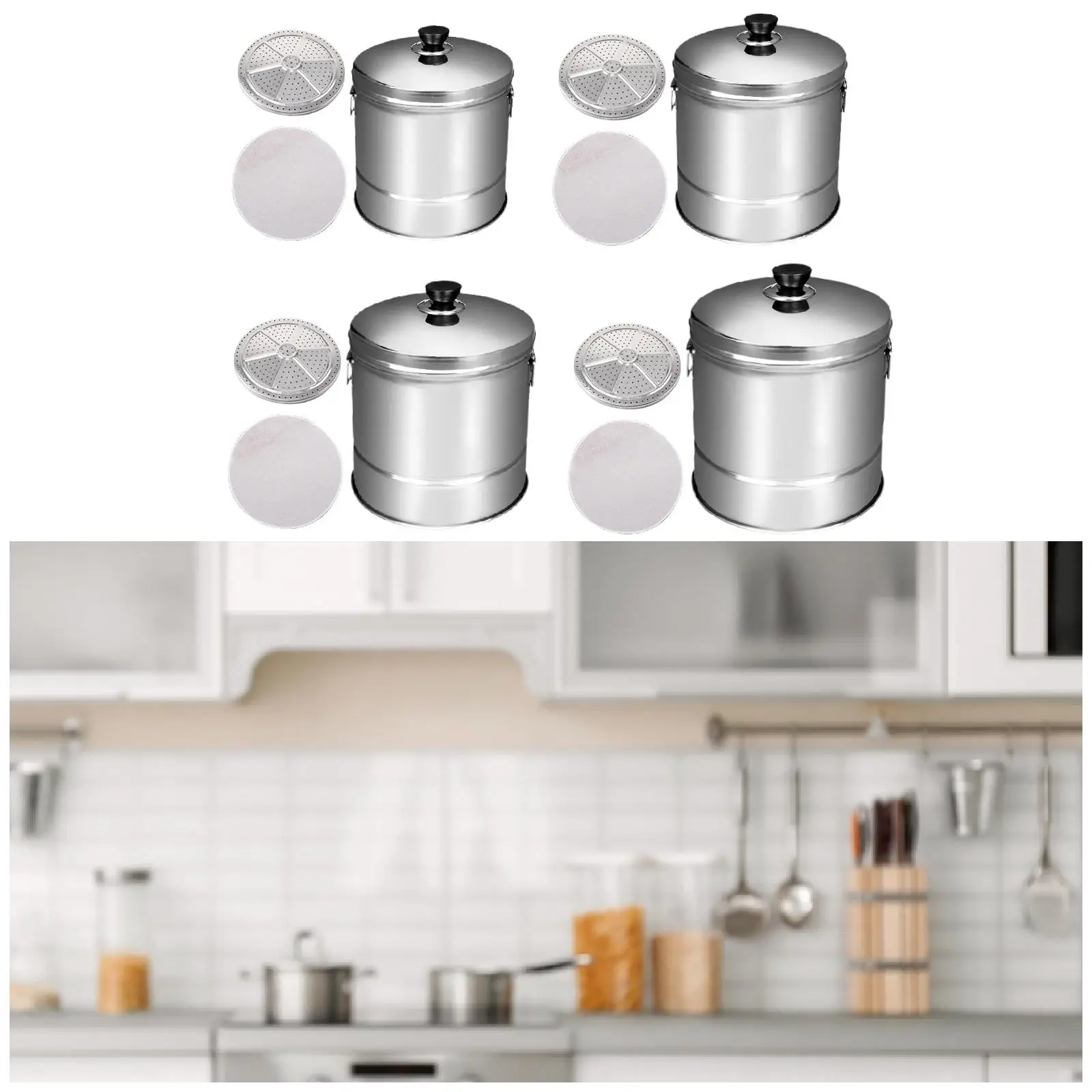 Premium Stainless Steel Rice Cooker Set with Steaming Accessories image 4