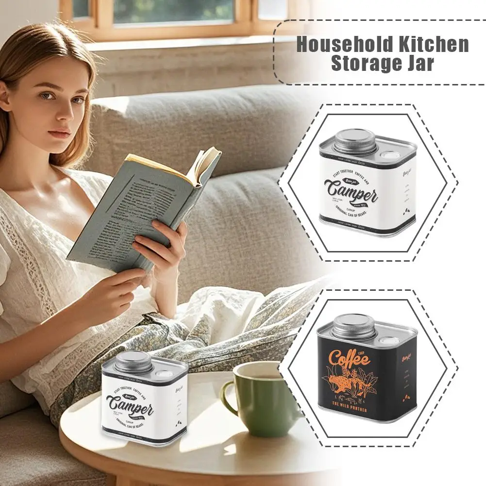 علبة نسيج راقية لتخزين حبوب البن علبة حبوب البن خفيفة الوزن محمولة ومريحة تمنع الرطوبة علبة البعوض #2