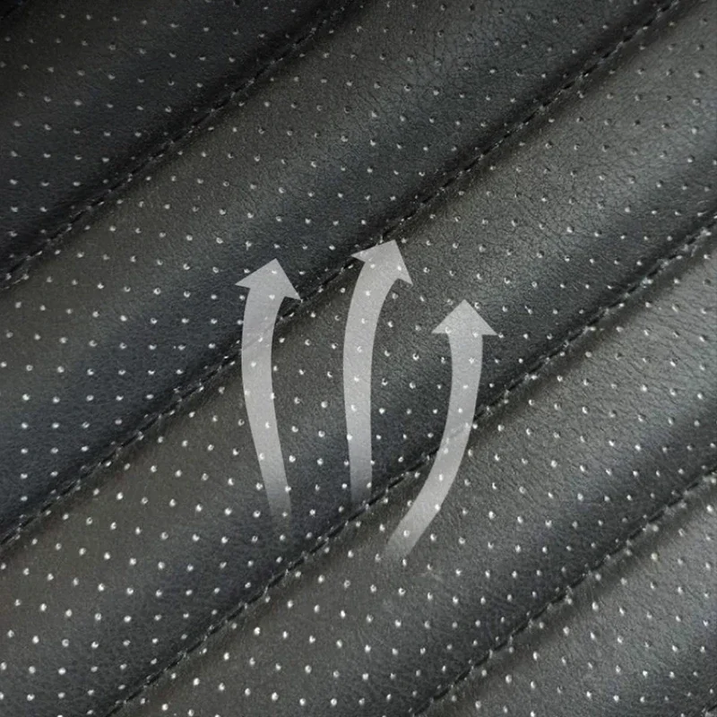 العالمي غطاء مقعد السيارة تنفس بولي Leather وسادة جلدية حصيرة للسيارات كرسي وسادة غطاء مقعد السيارة الأمامي أربعة مواسم المضادة للانزلاق حصيرة #6