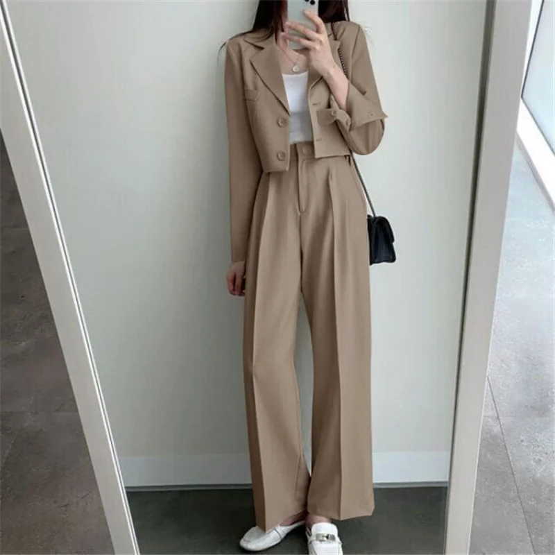 

European American Spring and Autumn New Style Elegant Lapel Short Suit Women