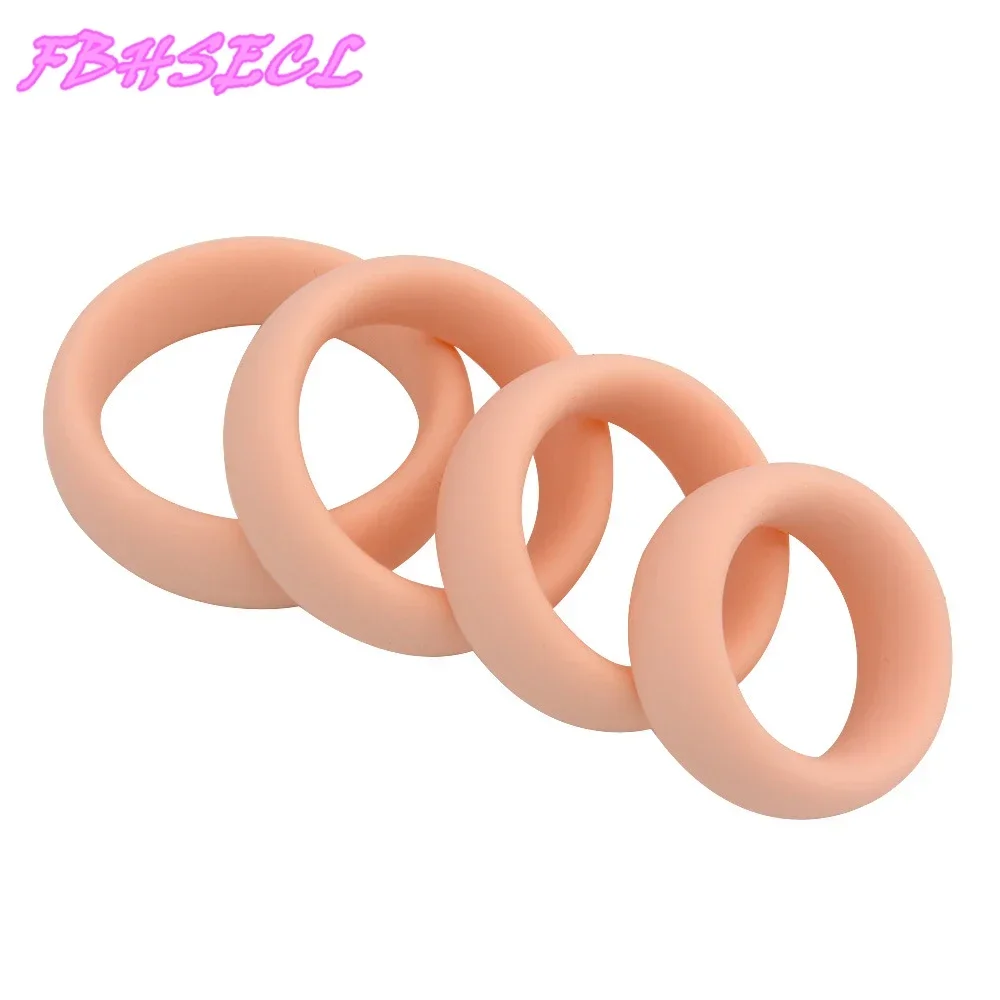 1PC Silicone Cock Ring Delay Ejaculation Elastic Penis Ring Male Masturbator Sex Toys for Men Adult Products Erotic Sex Shop