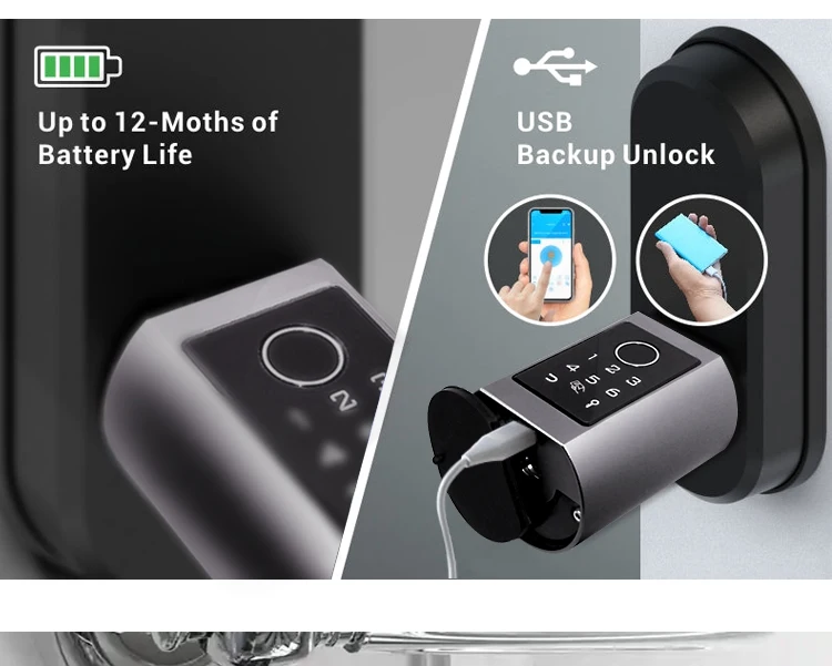 Waterproof IP65 adjustable Smart cylinder door lock Ttlock tuya Fingerprint Pincode replace DIY Euro Electronic cylinder Lock