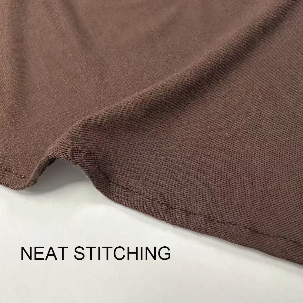 Premium-Baumwolljersey Khimar, dehnbar, leicht, atmungsaktiv, einlagig, Islam, muslimische Frauen, Eid Ramadan, langes Gebet, Hijab Khimar