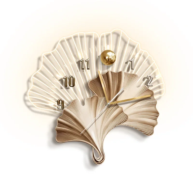 

Restaurant wall clock decorative painting three-dimensional high-end clock