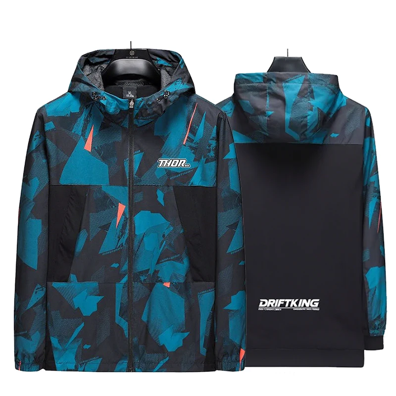 

THORSOL Cycling Man's MTB Jacket Road Bicycle Motocross Outerwear Mountain Bike Clothing Autumn Fashion Casual Sports Coat 2025