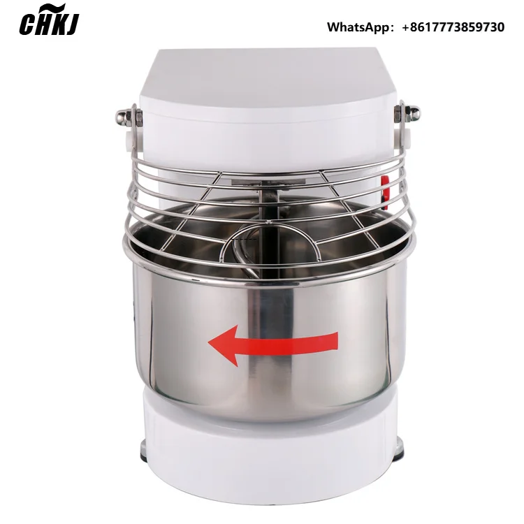 

Portable Tabletop High Level Dough Kneader Machine 7Liters Spiral Mixer For Home & Commercial Use