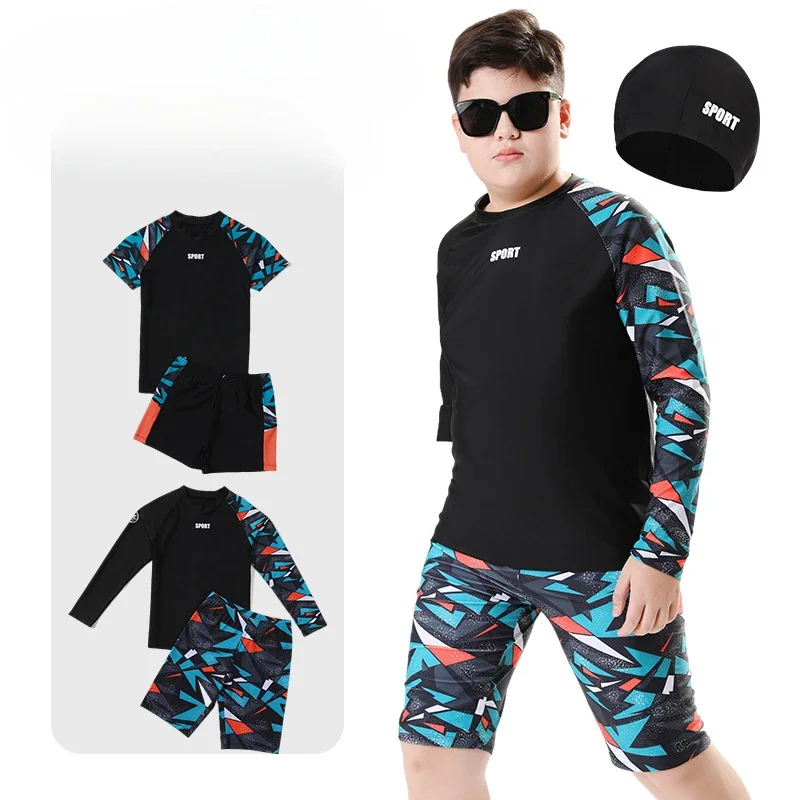 

Plus Size Boys Bathing Suit Children's Split Swimming Suit, Teeange Boys Swimsuit, Beach Swimwear Hot Spring