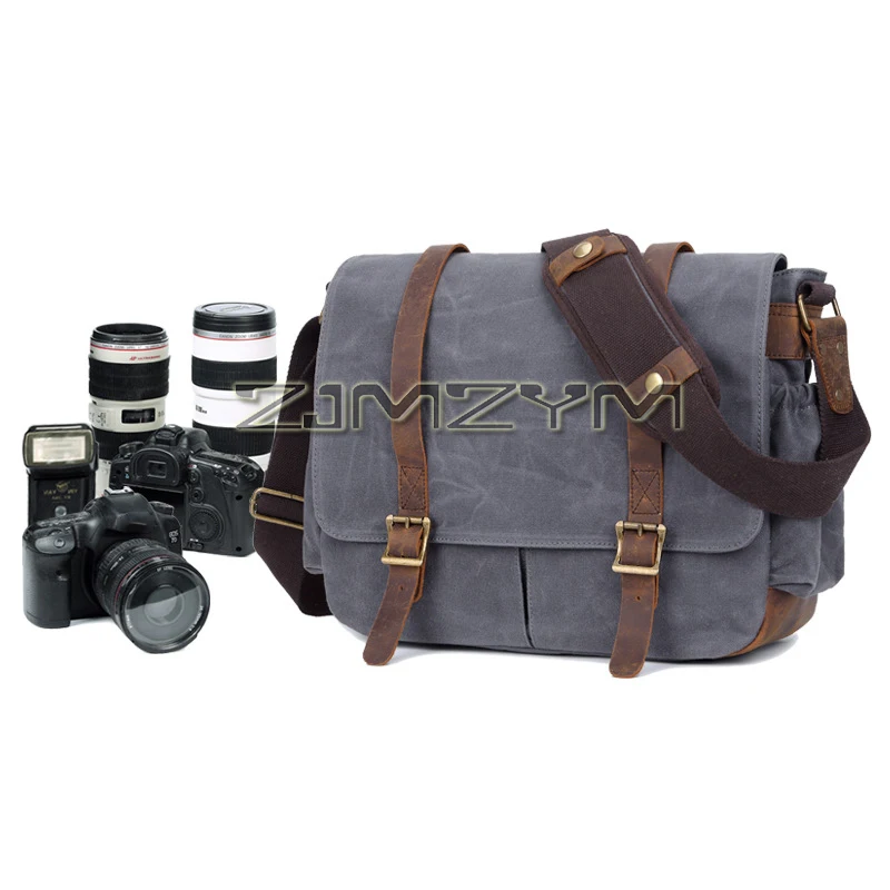 Single Shoulder Computer Package Waterproof And Wear-resistant SLR Camera Crossbody Bag Large Capacity Camera Bag